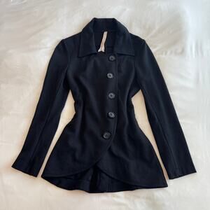 Bailey 44 Black Soft Blazer Button Up Business Casual Jacket Size M